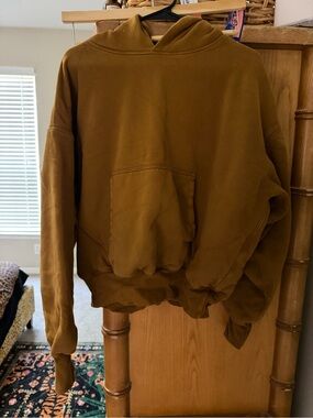 Yeezy Crewneck Hoodie in Camel Brown